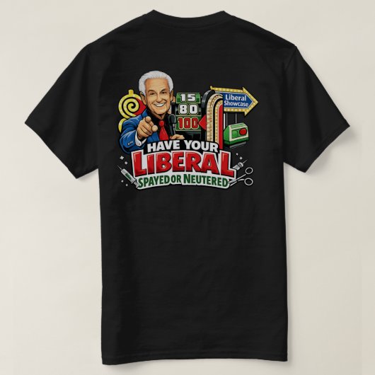 T-shirt Libéraux, Corrigez-vous (Design dos)