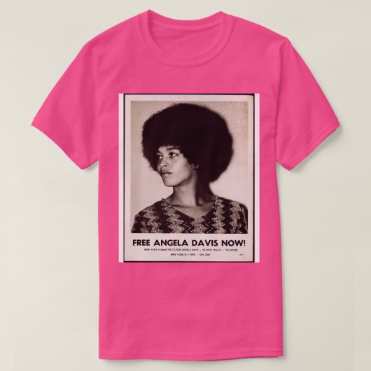 T-shirt Libérer Angela Davis (Design devant)