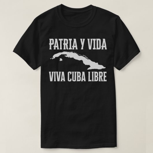 T-shirt Libérer Cuba (Design devant)