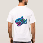 T-shirt Libérer la puissance du cyber requin (Dos)
