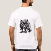 T-shirt Libérer l'Ancien Esprit Diable Tasmanien (Dos)