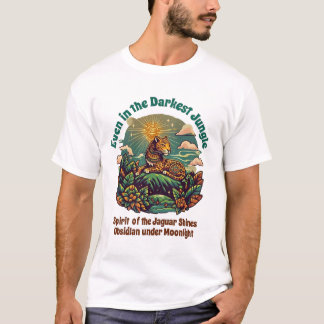 T-shirt Libérer l'Esprit du Guerrier Jaguar - Aztec-I