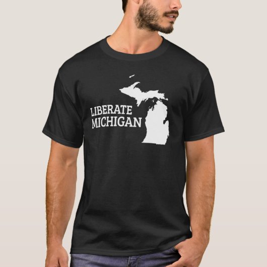 T-shirt Libérer Michigan 4 (Devant)