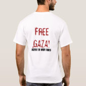 T-SHIRT LIBÉREZ GAZA ! (Dos)