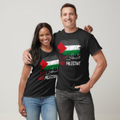 T-shirt Libérez Gaza Libérez la Palestine Drapeau arabe Dr (Unisexe)