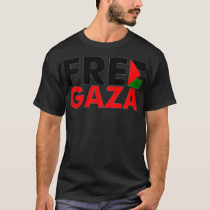 T-shirt Libérez Gaza Libérez la Palestine Drapeau palestin