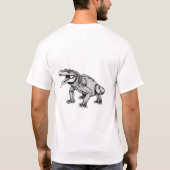 T-shirt Libérez la bête : Ancien Komodo Dragon Tee (Dos)