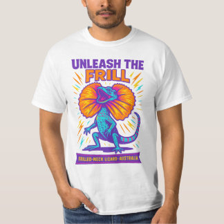 T-shirt Libérez la Collerette – Lézard à Collerette Vibran