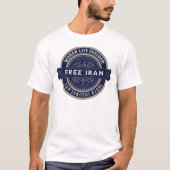 T-shirt Libérez la femme iranienne | Mahsa Amini Badge Nav (Devant)