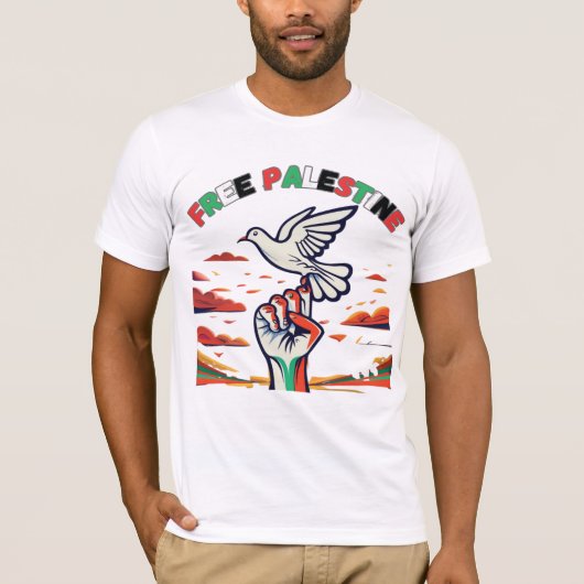 T-shirt "Libérez la Palestine" (Devant)