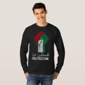 T-shirt Libérez La Palestine Arabe Appuyer La Palestine Et (Devant entier)