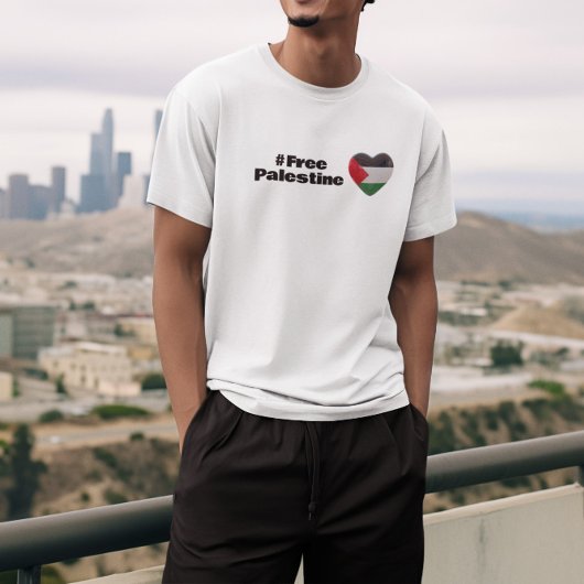 T-shirt Libérez la Palestine, arrêtez la guerre