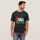 T-shirt Libérez la Palestine Gaza Drapeau Fière Palestine  (Devant entier)