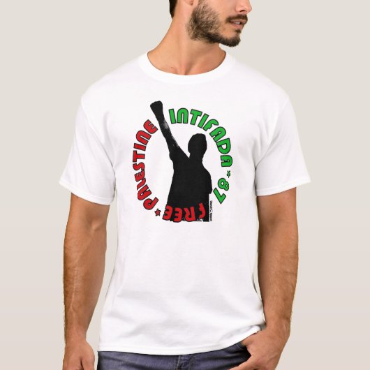 T-shirt Libérez la Palestine Intifada (Devant)