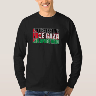 T-shirt Libérez la Palestine Libérez Gaza mettez fin à l'a
