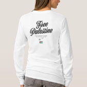 T-shirt Libérez la Palestine pour défendre l'idée (Dos)