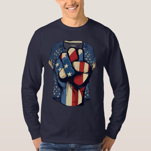 T-shirt Libérez la puissance : Design dynamique des T-shir (Devant)