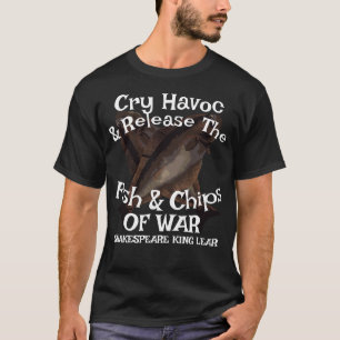 T-shirt Libérez le chaos Libérez Fish & Chips de la guerre