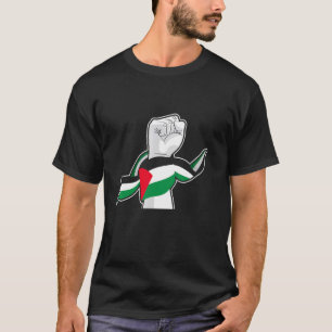 T-shirt Libérez le drapeau et le drapeau de la Palestine