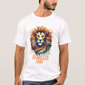 T-shirt Libérez le lion : Esprit sans peur (Devant)