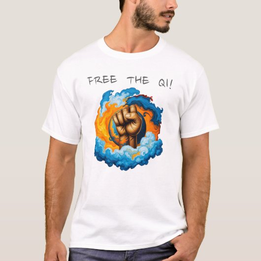 T-shirt Libérez le Qi ! - (Devant)