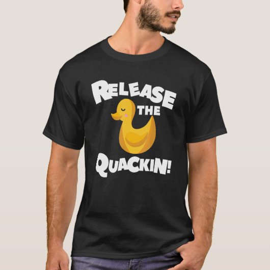 T-shirt Libérez Le Quackin Pour Un Canard (Devant)