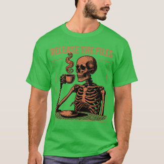 T-shirt Libérez les fichiers de squelette d'amis et de fam