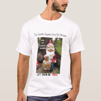 T-shirt Libérez les gnomes de jardin