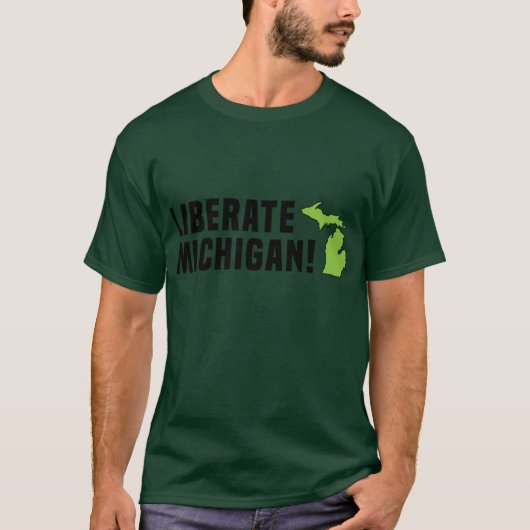 T-shirt Libérez Michigan (Devant)
