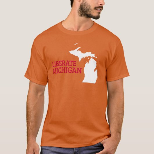 T-shirt Libérez Michigan 3 (Devant)