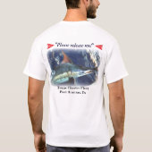 T-shirt "Libérez-moi" Marlin bleu (Dos)