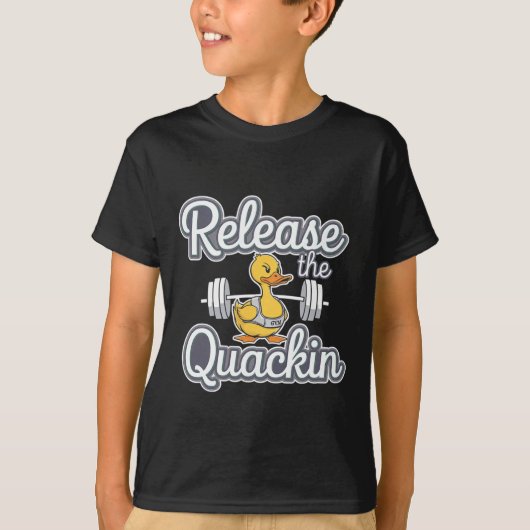 T-shirt Libérez Quackin Gym Bodybuilding — (Devant)