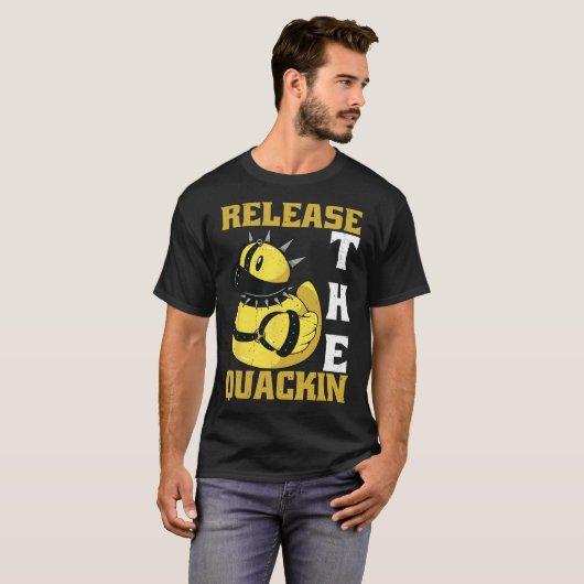 T-shirt Libérez Quackin Gym Bodybuilding — (Devant entier)