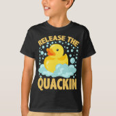 T-shirt Libérez Quackin Rubber Ducky T Duck lover (Devant)
