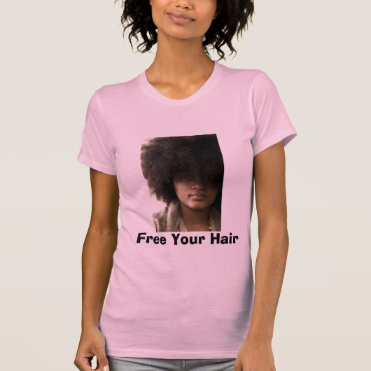 T-shirt Libérez vos cheveux (Devant)