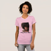 T-shirt Libérez vos cheveux (Devant entier)