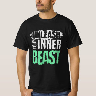 T-shirt Libérez Votre Bête Intérieure - Conception De Sall