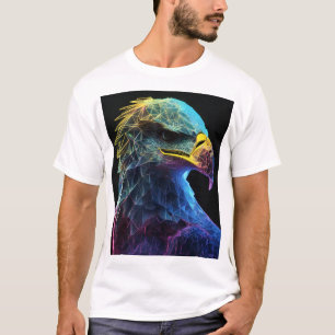 T-shirt "Libérez votre côté sauvage : Aigle en cristal de