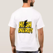 T-shirt Libérez votre énergie : Rétro éclair boulon Tee (Dos)
