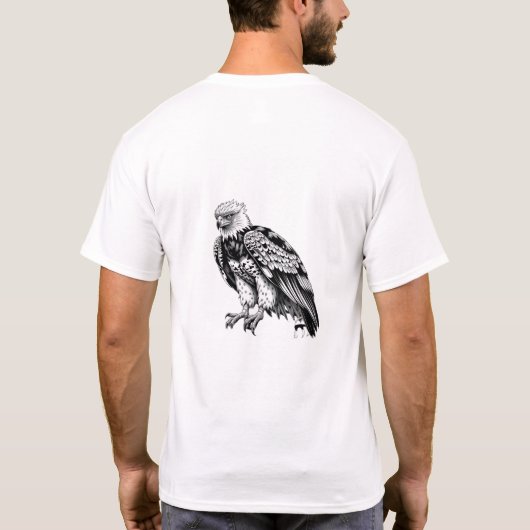 T-shirt Libérez votre force intérieure - Aigle de harpie R (Dos)