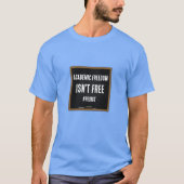 T-shirt Liberté académique - Une chemise de Monsieur P (Devant)