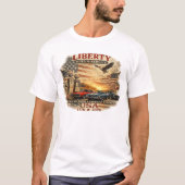 T-shirt liberté américaine  (Devant)