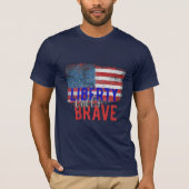 T-shirt Liberté appelle courageux (Devant)