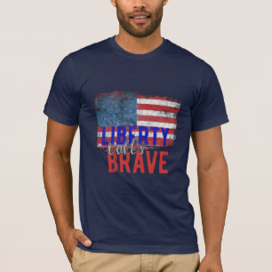 T-shirt Liberté appelle courageux