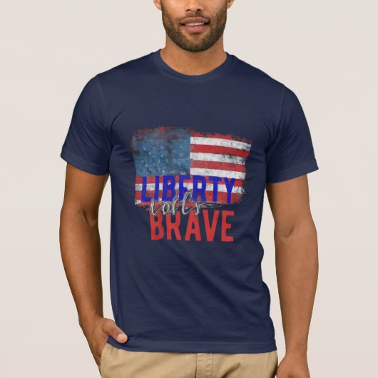 T-shirt Liberté appelle courageux (Devant)
