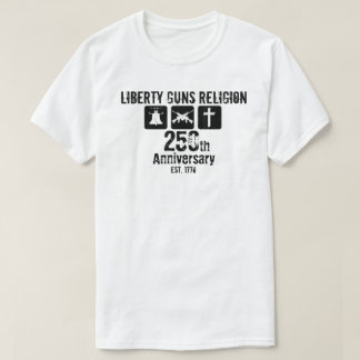 T-shirt Liberté Armes Religion Établie 1776 250e