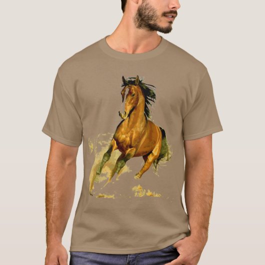 T-shirt Liberté - Cheval Coureur (Devant)