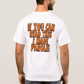 T-shirt Liberté conditionnelle (Dos)