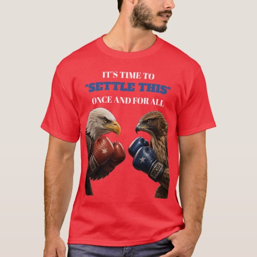 T-shirt Liberté contre concentration dans le ring (Devant)