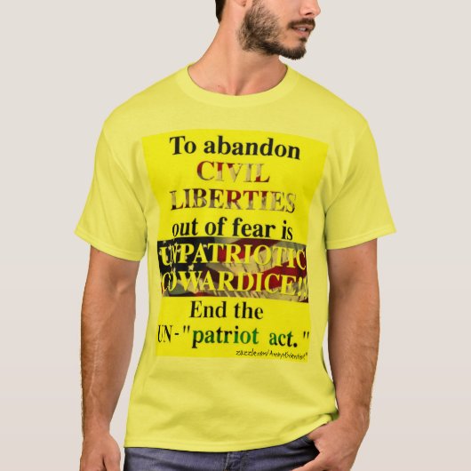 T-shirt Liberté d'abandon (Devant)
